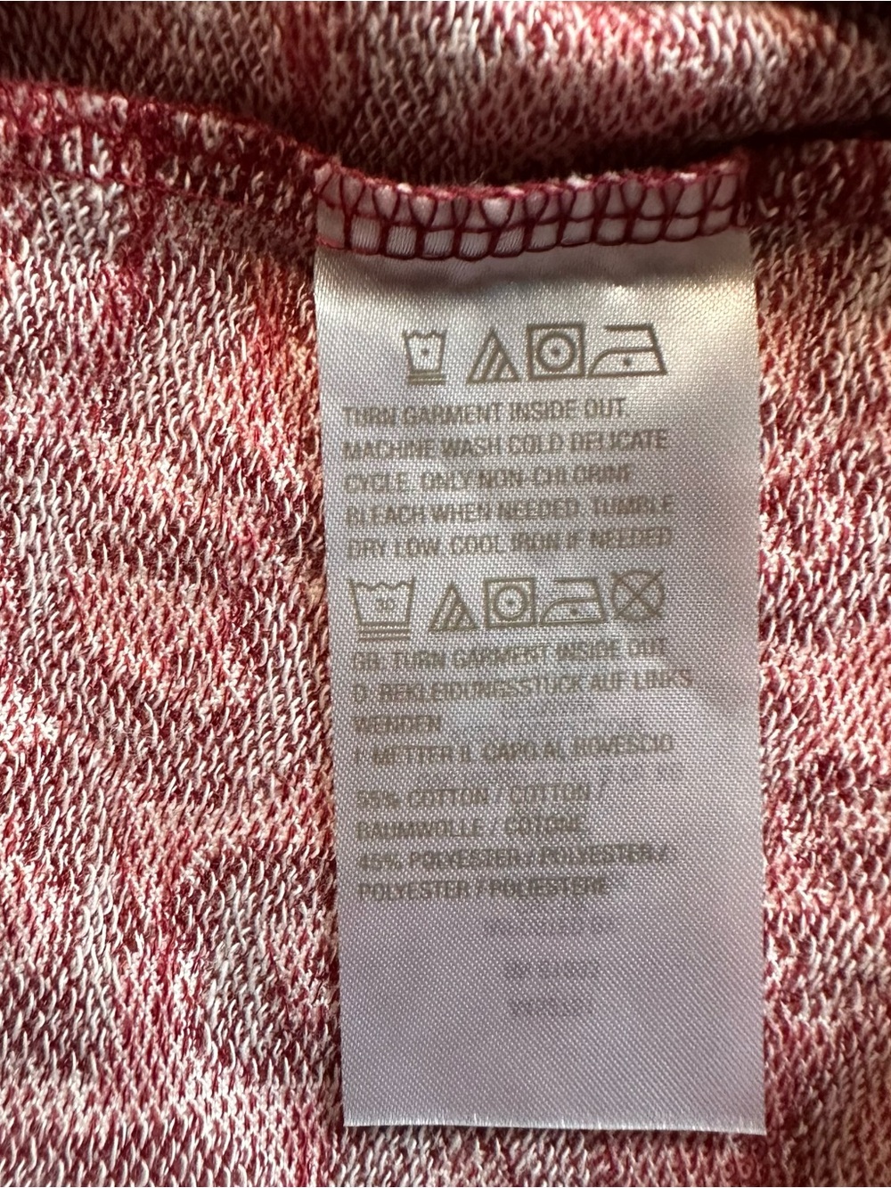 AnyBody Women's Burgundy and Cream Leopard Cowl Pullover - Picture 11 of 13